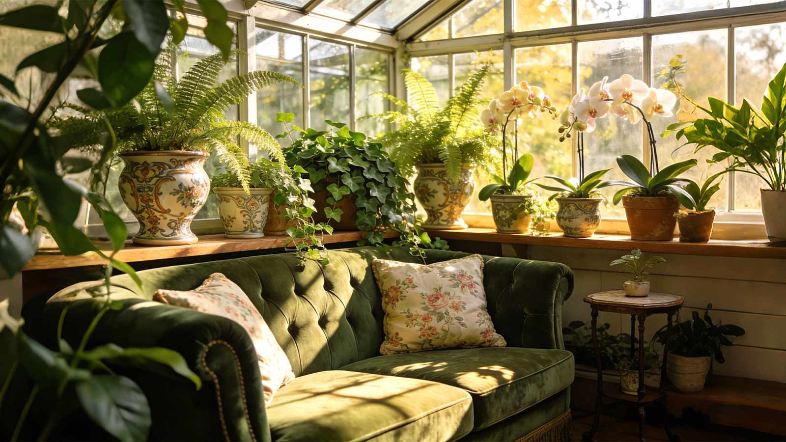 Victorian Greenhouse Makeover: Turn Your Glass Greenhouse into a Second Living Room